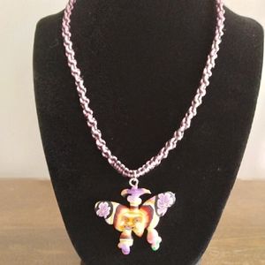 Sunshine Butterfly Hemp Necklace